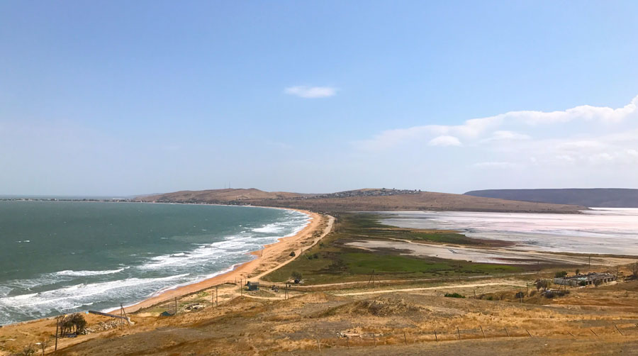 Село Курортное в Керчи на Азовском море